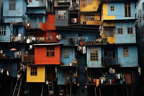 The laundry is hanging!