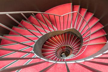 L'escalier rouge sur Georg Mussack