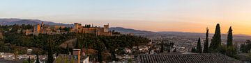 Alhambra - Granada (panorama) van Jack Koning