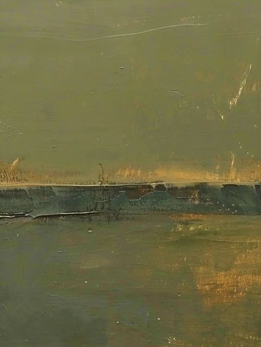 Moderne Abstraktion in verschiedenen Grüntönen