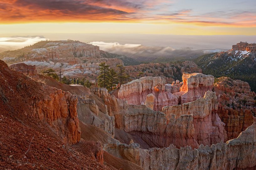 Lever de soleil dans le parc national de Bryce Canyon par Jos van den Berg