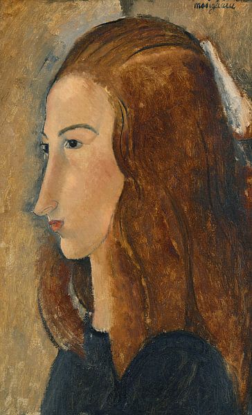 Amedeo Modigliani,Portrait of a young woman by finemasterpiece