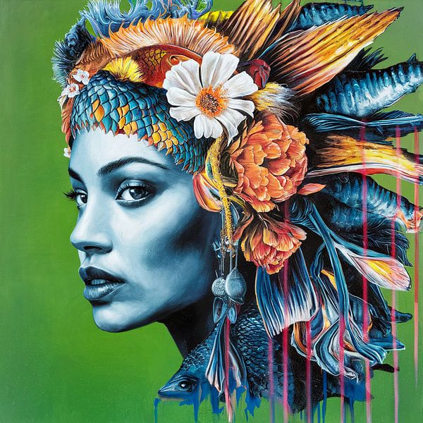 Nature - Beauté - Portrait - Vert 03 par Samuel Richter