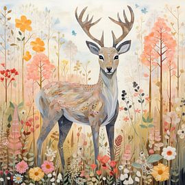 Deer by Wonderful Art