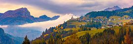 Panorama of Colle Santa Lucia, Italy by Henk Meijer Photography