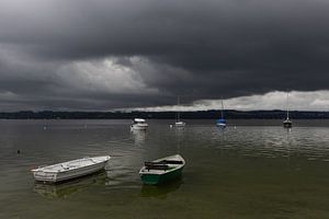 Gewitterwolken über dem Ammersee
