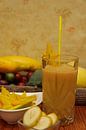 Mango-Bananen-Sternfrucht-Smoothie von Babetts Bildergalerie Miniaturansicht