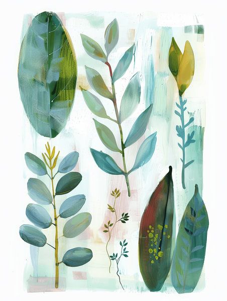 Botanische Illustration von Japandi Art Studio