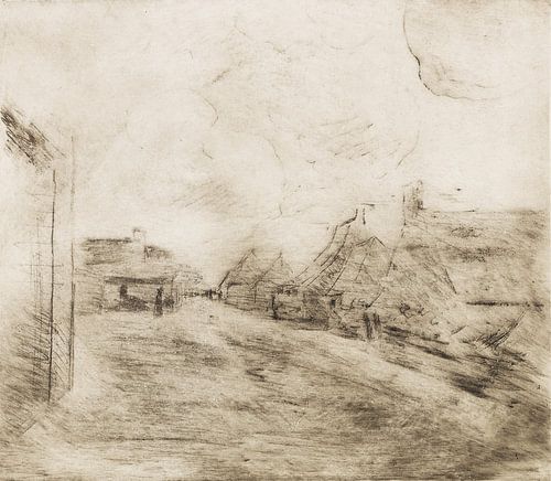 Straat in Zandvoort, Max Liebermann, 1890