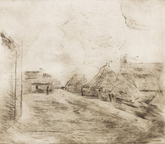 Straße in Zandvoort, Max Liebermann, 1890 von Atelier Liesjes