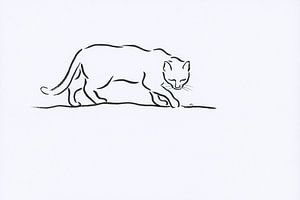 Balancierende Katze