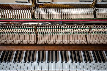 binnenwerk van een piano