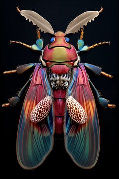 Prachtig macro insect no. 3 van Marianne Ottemann - OTTI