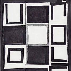 Square in black and white by Renato Daub