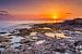 Sunset bij Paphos, Cyprus van Adelheid Smitt
