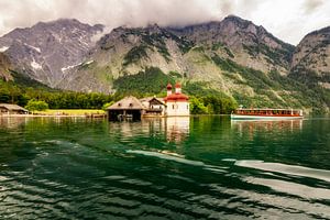 Berchtesgaden St Bartholomew's Kiche am Königsee in Bayern