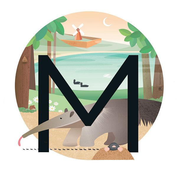 The Anteater and the Lake by Hannah Barrow
