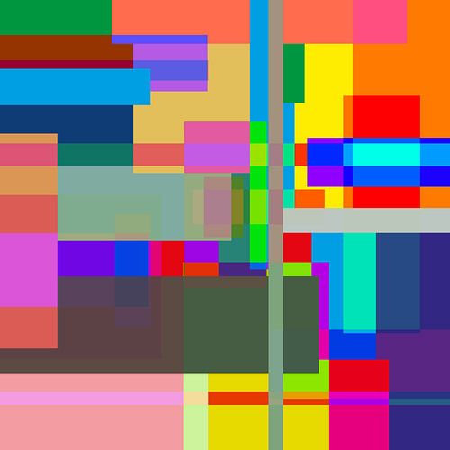 Bunte Oberflächen Kunst