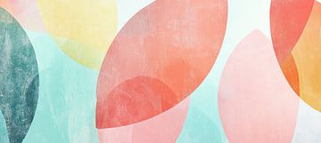 Overlappende Pastel Vormen