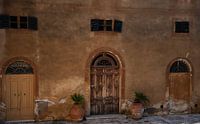 Toscaanse muur in de omgeving van Sienna van Bianca ter Riet thumbnail