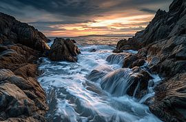 Atlantic coast in Portugal