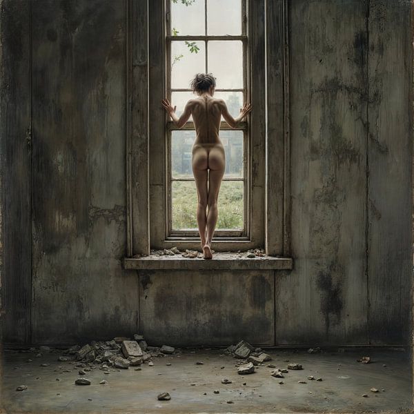 Naked in Factory by The Nudes Gallery