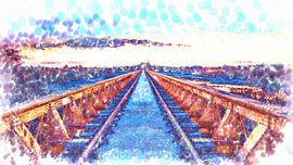 Moerputten Brug / Art sur Maurice Meerten