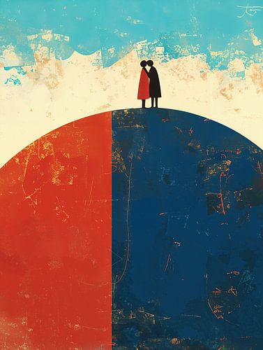 Abstrakte Malerei | Farben der Verbindung Sphäre