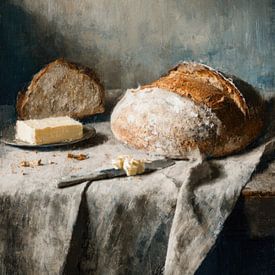Pain, beurre et linge sur Franka Poulain