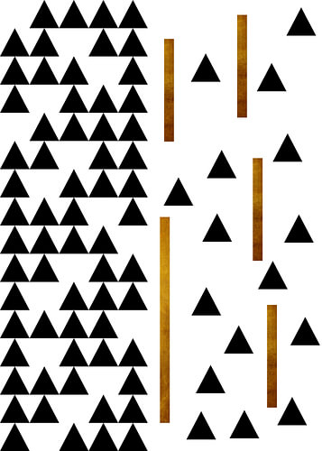 Minimalistische, geometrische, abstracte kunst
