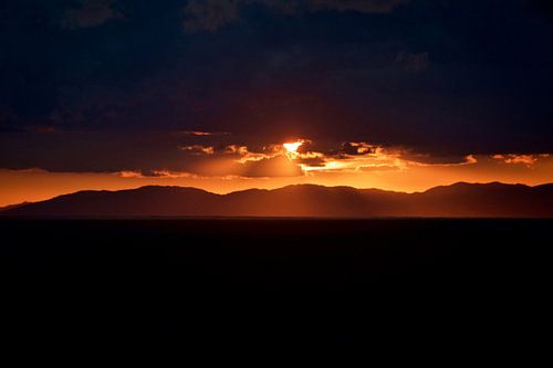 Zonsondergang op de Middellandse Zee