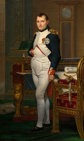 Der Kaiser Napoleon in seinem Arbeitszimmer in den Tuilerien, Jacques-Louis David von Meisterhafte Meister