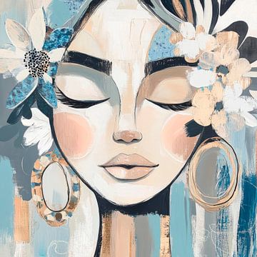 Floral elegance and tranquillity by Poster Art Shop