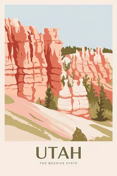Utah by Poster Art Shop