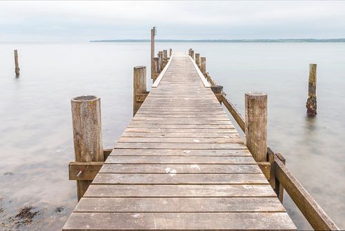Steiger aan de Oostzeekust van Denemarken