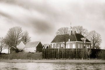 Schokland voormalig eiland in de Nederlandse Zuiderzee van Sjoerd van der Wal
