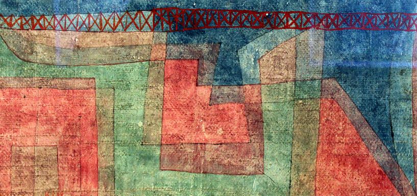 Paul Klee.Viaduct by 1000 Schilderijen