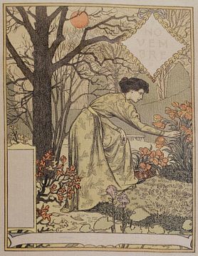 November (1896-1898) by Eugène Grasset by Peter Balan