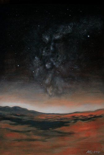 Coucher de soleil sur Mars