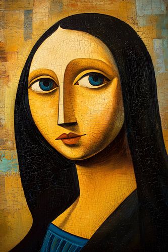 Modigliani's Mona Lisa in felle kleuren