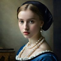 Mädchen mit Perlen
