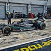 Lewis Hamilton et sa Mercedes AMG F1 sur DeVerviersBelgium