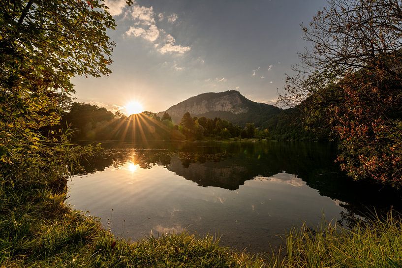 Sonnenuntergang am See von Stephan Zaun