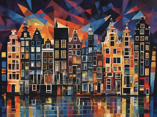 Prismatische Reflectie in Amsterdam