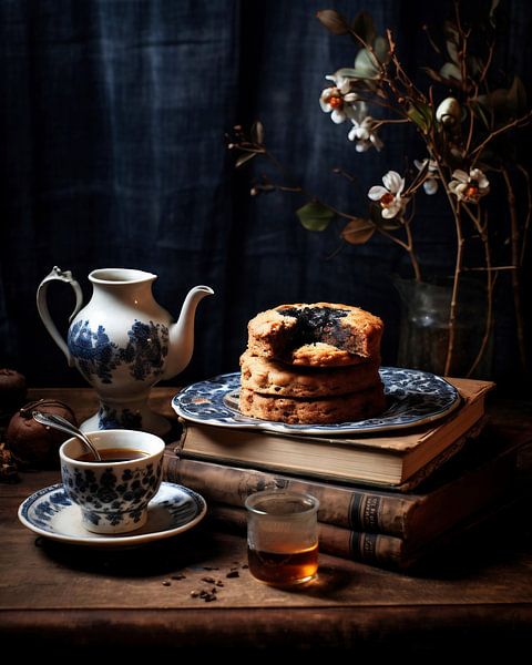 Esthetisch stilleven van fernlichtsicht