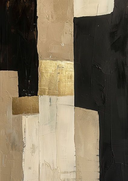 Abstract minimalistisch van Abstract Schilderij