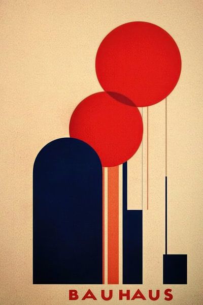 Affiche du Bauhaus par Franka Poulain