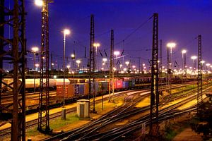 Hamburg: Rangierbahnhof im Freihafengelände