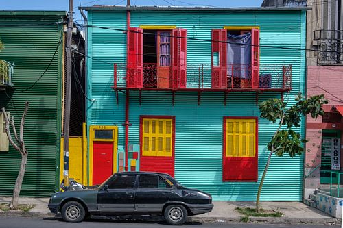 Maison colorée à La Boca - Argentine