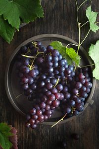 Blaue Weintrauben von Emerald Food Photography